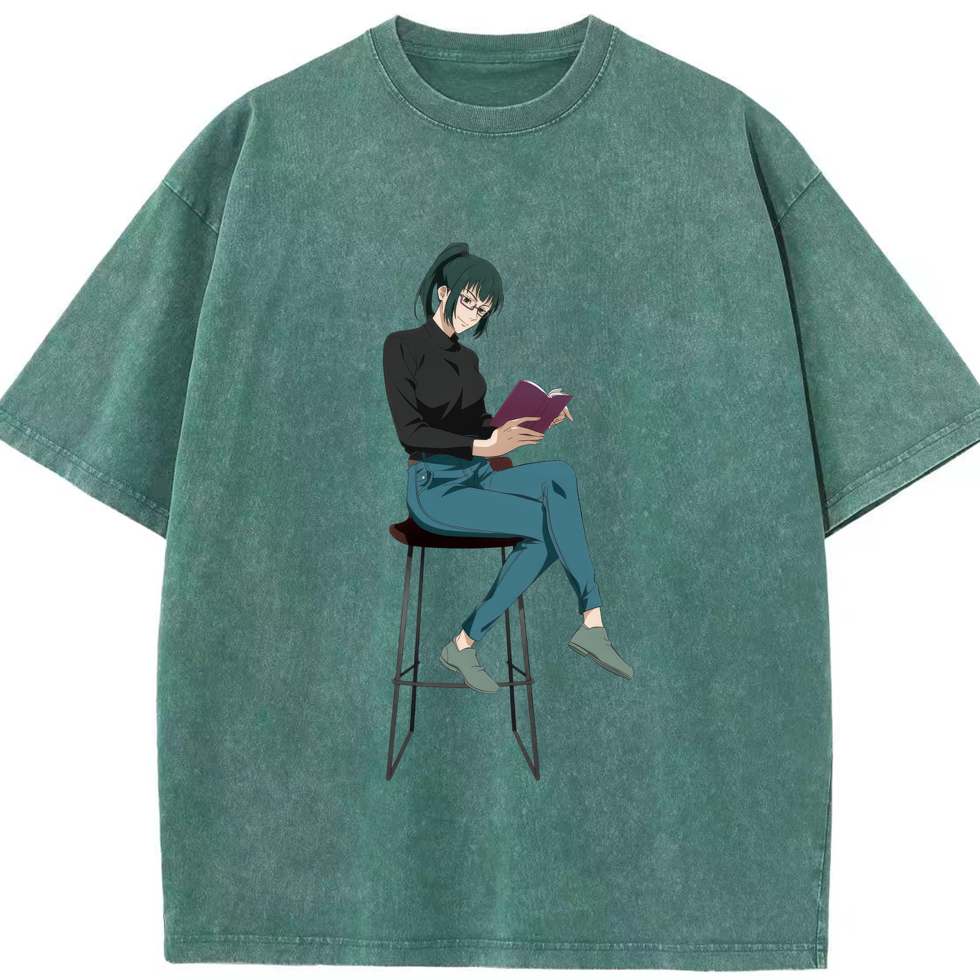 （画像用） 呪術廻戦 Jujutsu Kaisen 綿100% ヴィンテージ風 半袖Tシャツ（フロントプリント）